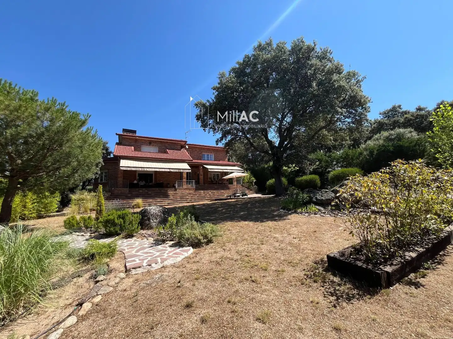Garden of Houses for sale in El Espinar  with Heating, Private garden and Terrace