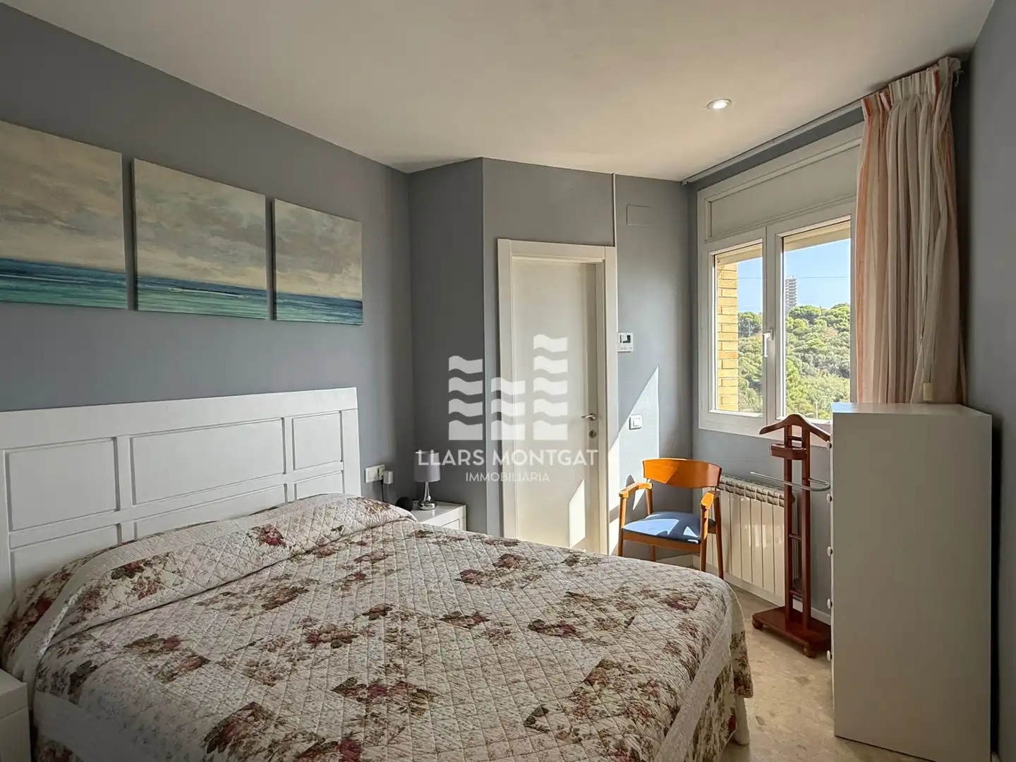 Schlafzimmer von Wohnung zum Verkauf in Montgat mit Klimaanlage, Heizung und Terrasse