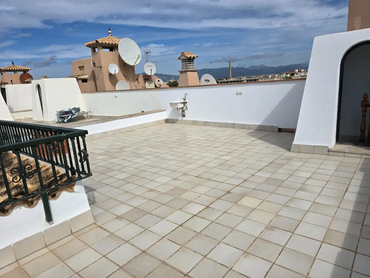 Terrassa de Pis de lloguer en  Palma de Mallorca amb Calefacció, Parquet i Terrassa