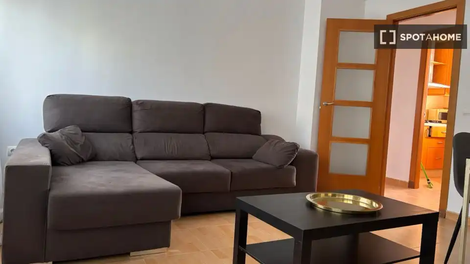 Living room of Apartments for share in Sevilla  with Air Conditioner, Terrace and Furnished