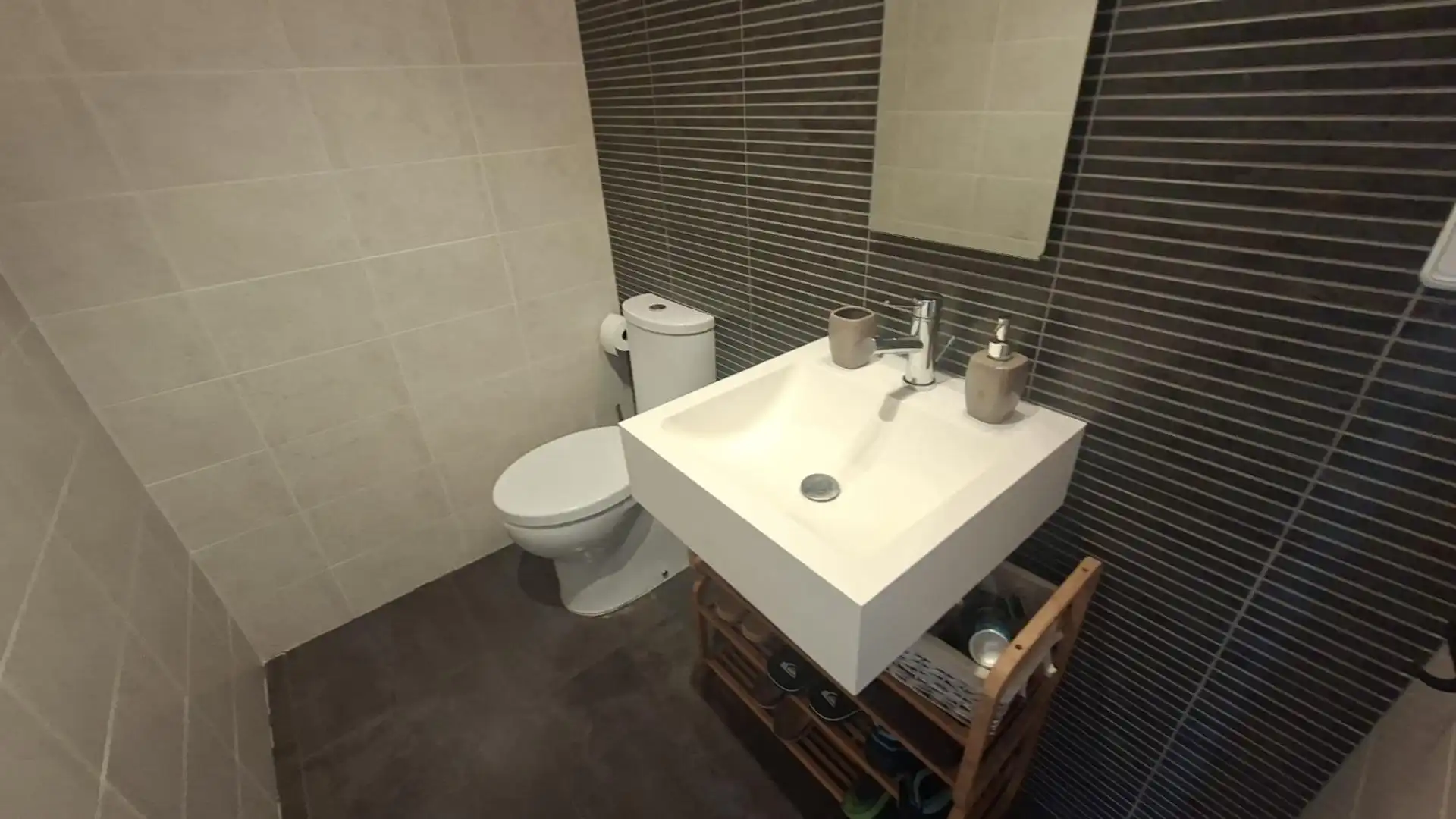 Badezimmer von Maisonette zum Verkauf in Daimús mit Klimaanlage, Heizung und Privatgarten