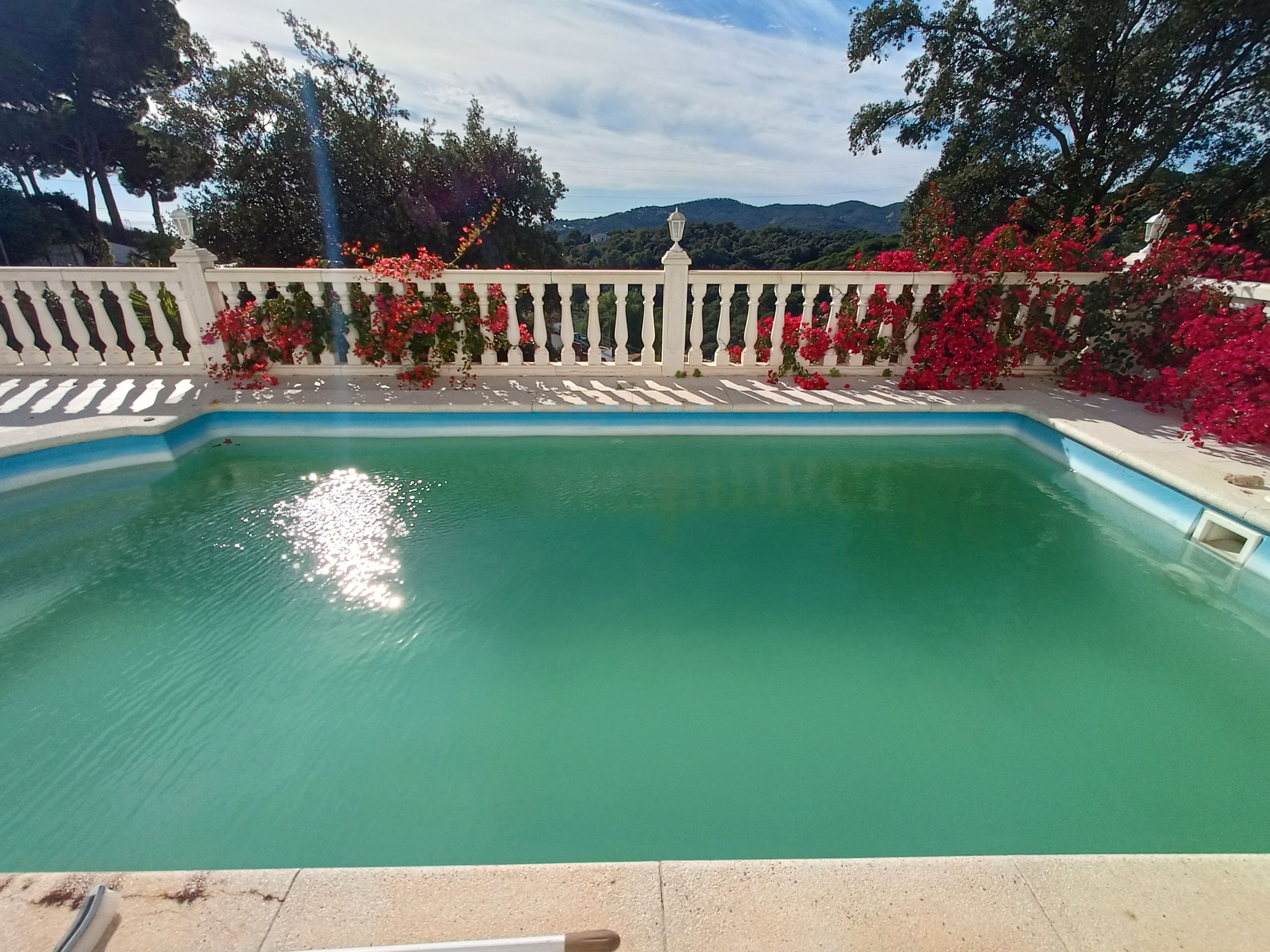 Swimming pool of House or chalet for sale in Sant Cebrià de Vallalta  with Air Conditioner, Terrace and Swimming Pool