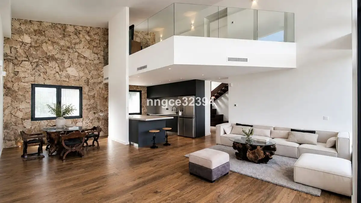 Living room of Houses for sale in Estepona  with Air Conditioner, Private garden and Terrace