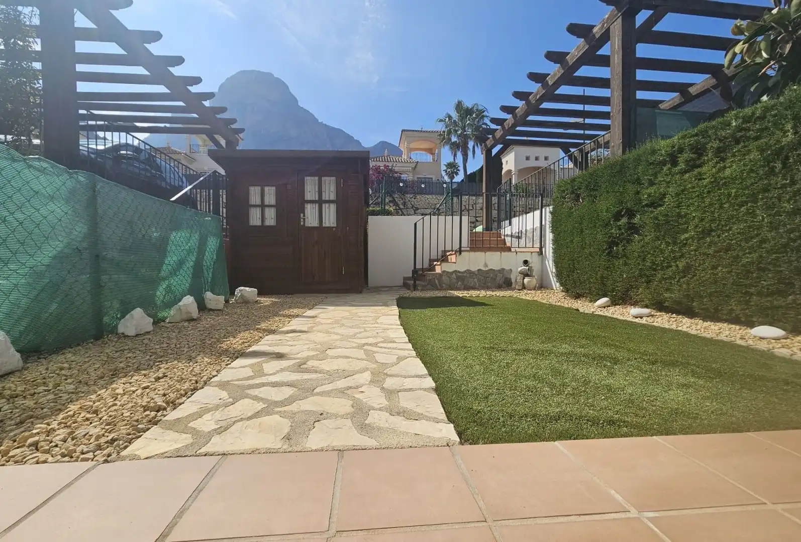 Garden of Houses for sale in Polop  with Private garden and Community pool