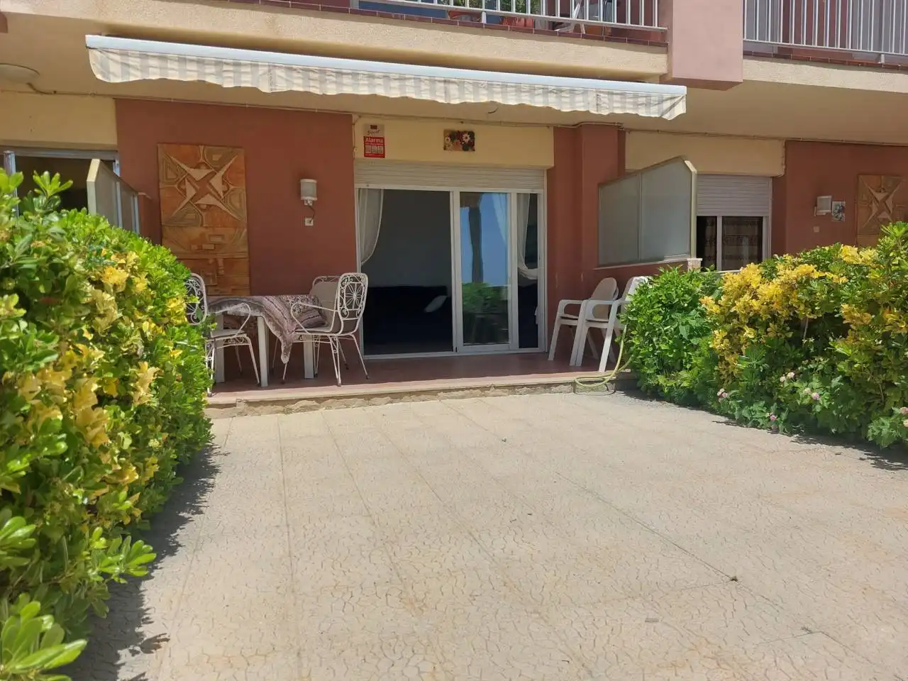 Terrace of Flat for rent in Vilanova i la Geltrú  with Private garden, Terrace and Furnished