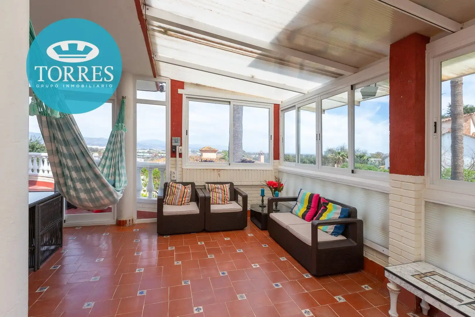Terraza de Casa o chalet en venta en Málaga con Calefacción, Jardín privado y Terraza
