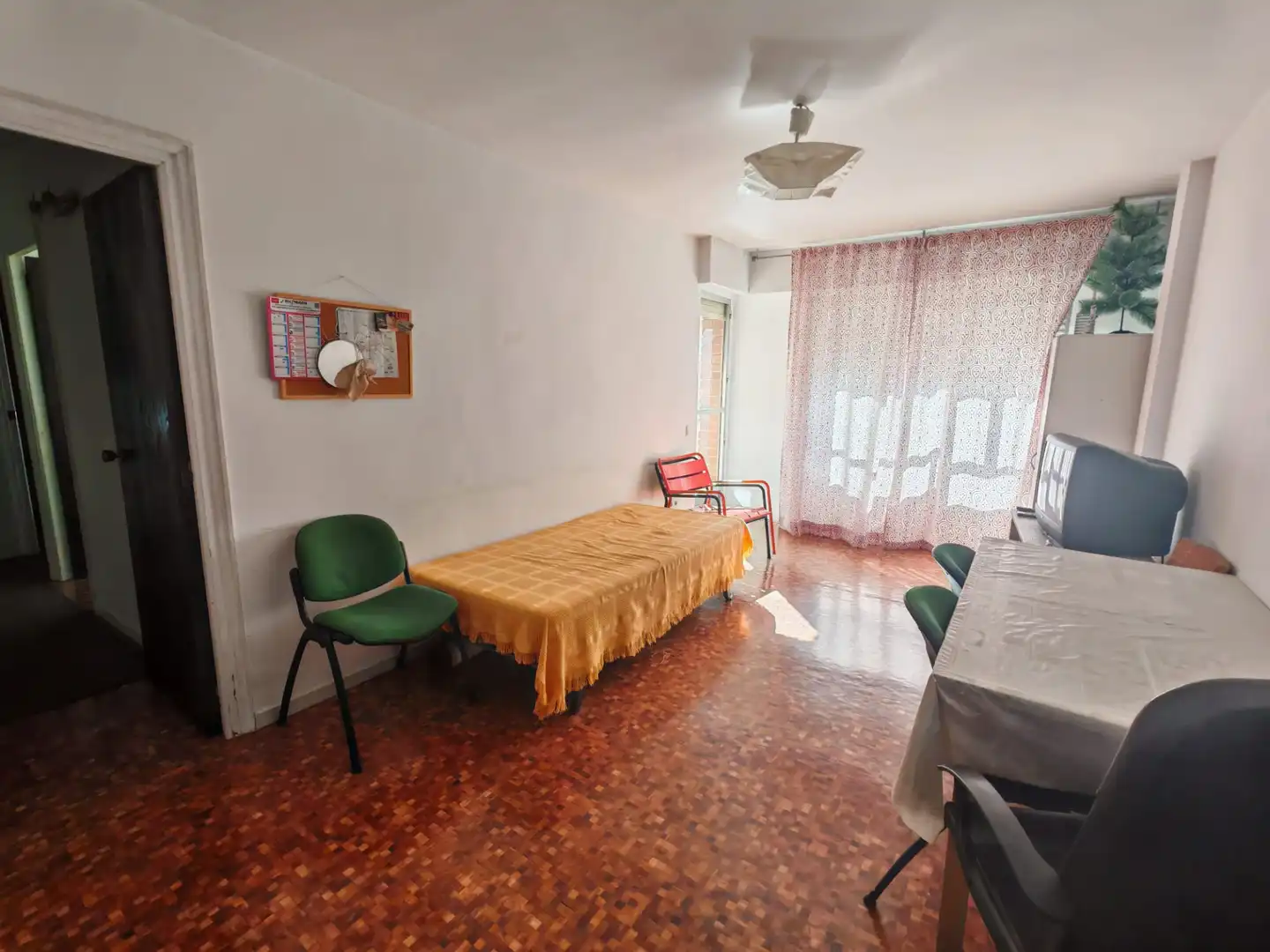Bedroom of Flat for sale in Móstoles  with Heating, Parquet flooring and Terrace