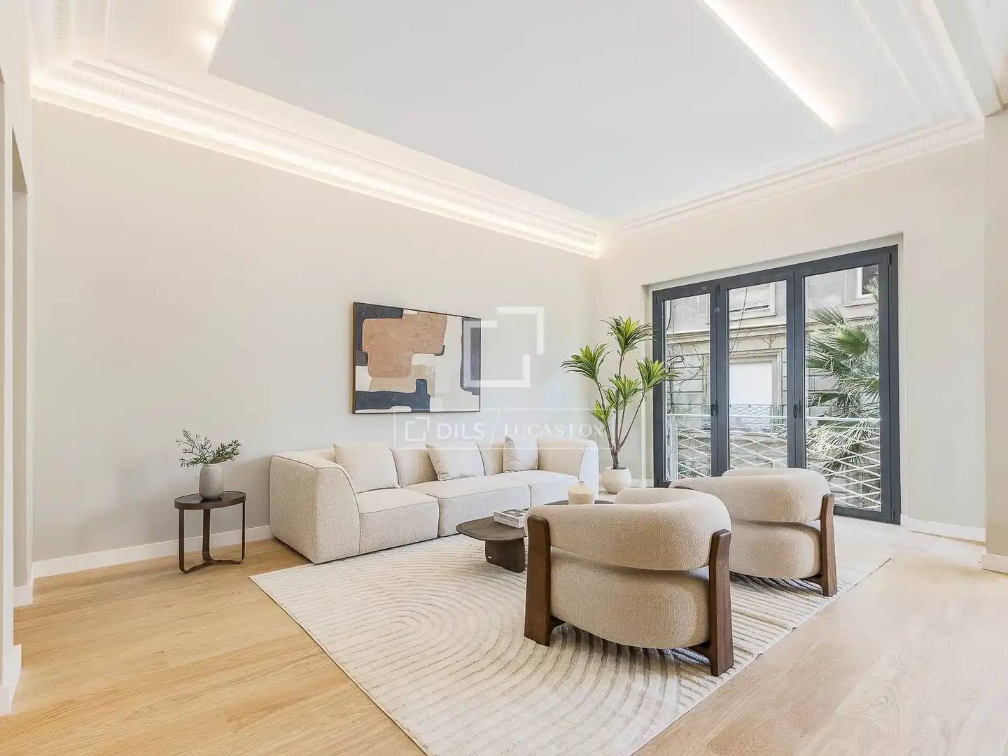 Sala de estar de Piso en venta en Barcelona con Aire acondicionado, Calefacción y Terraza
