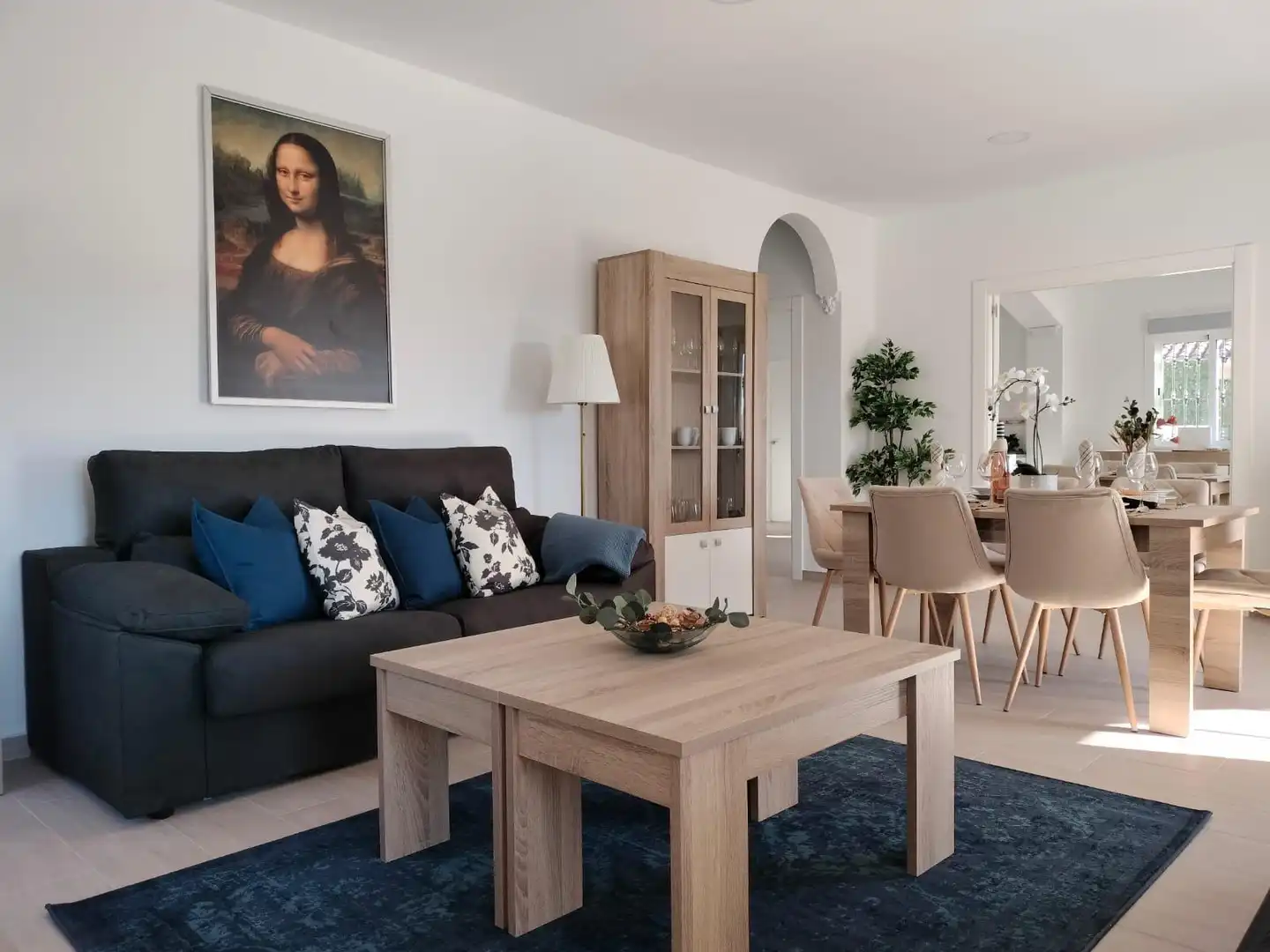 Sala de estar de Casa o chalet en venta en Benalmádena con Aire acondicionado, Calefacción y Jardín privado