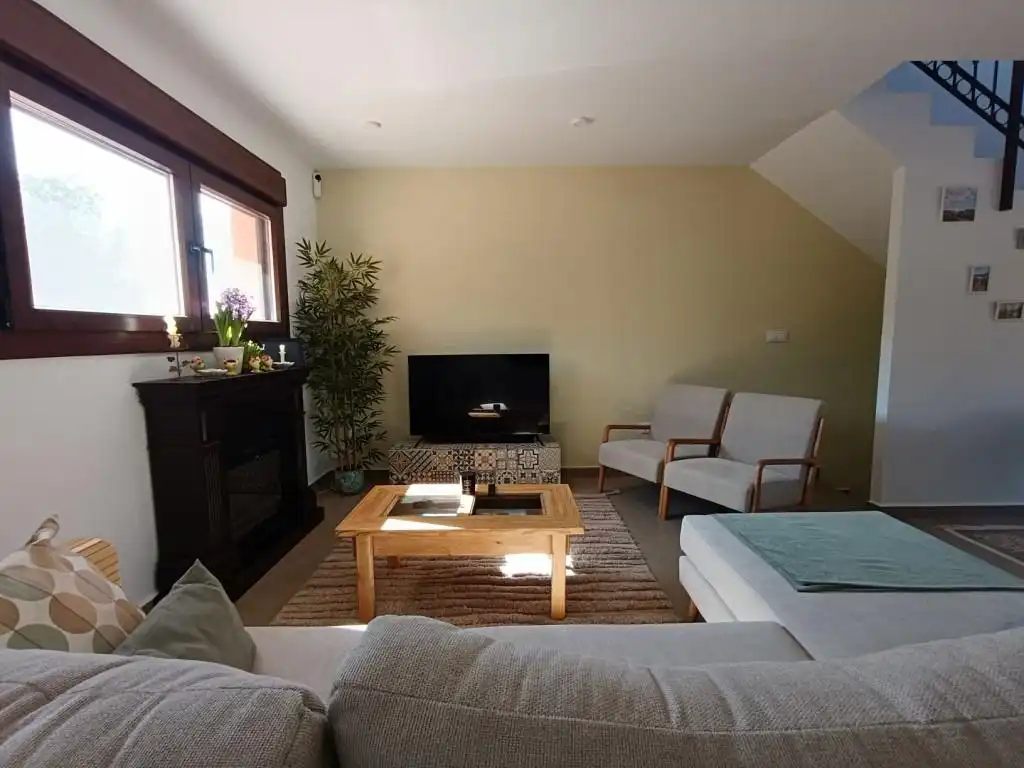 Sala de estar de Casa o chalet en venta en Pilar de la Horadada con Aire acondicionado, Calefacción y Jardín privado