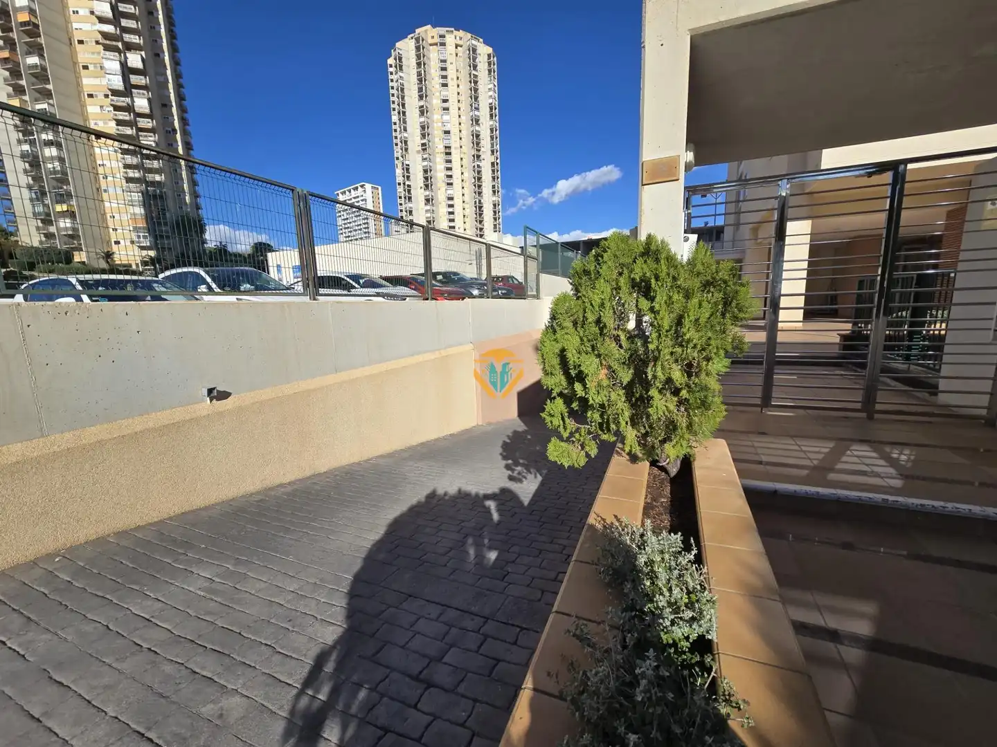 Terraza de Apartamento en venta en Benidorm con Aire acondicionado, Calefacción y Jardín privado