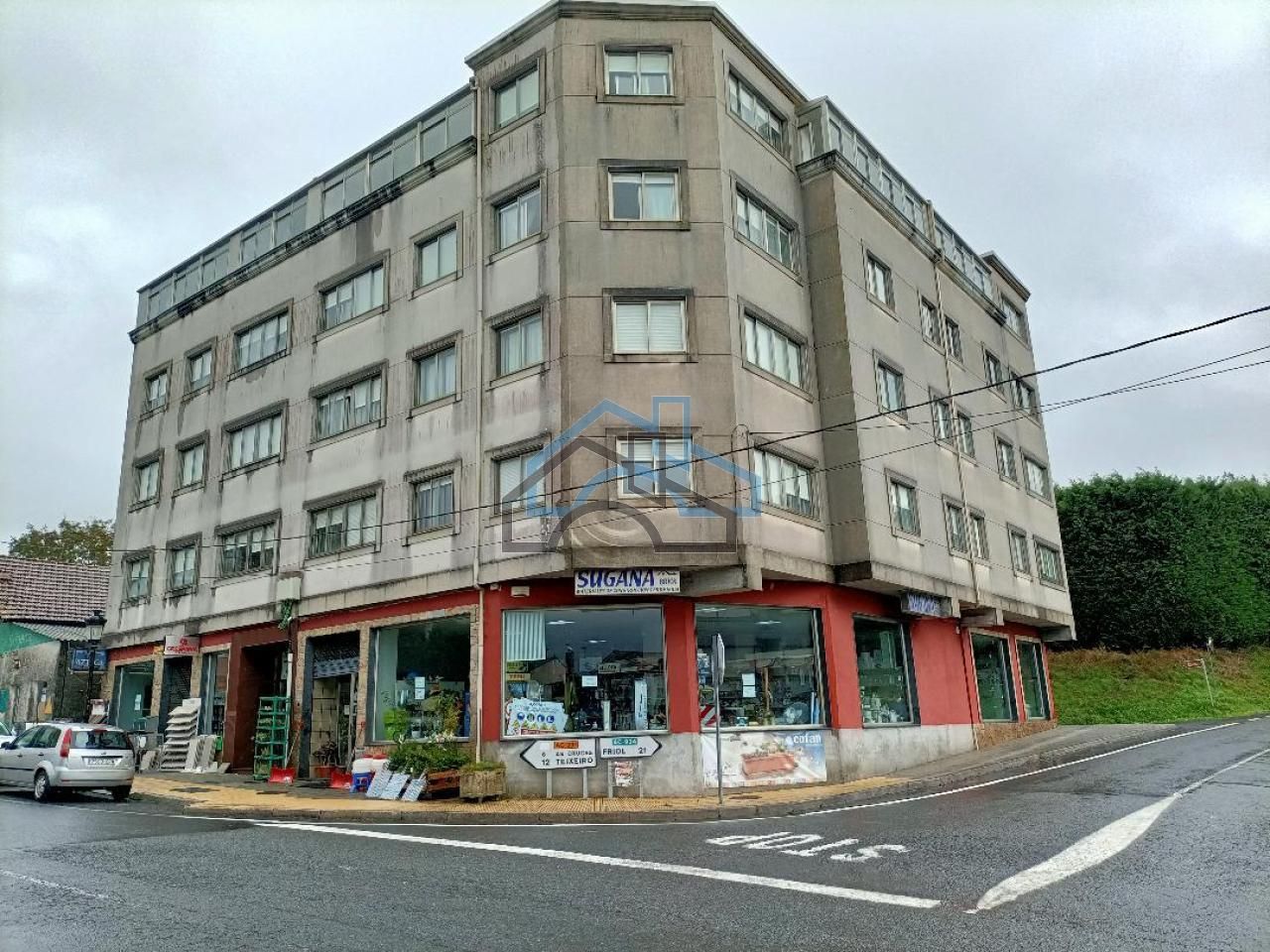 Exterior view of Flat for sale in Sobrado (A Coruña)  with Parquet flooring and Furnished