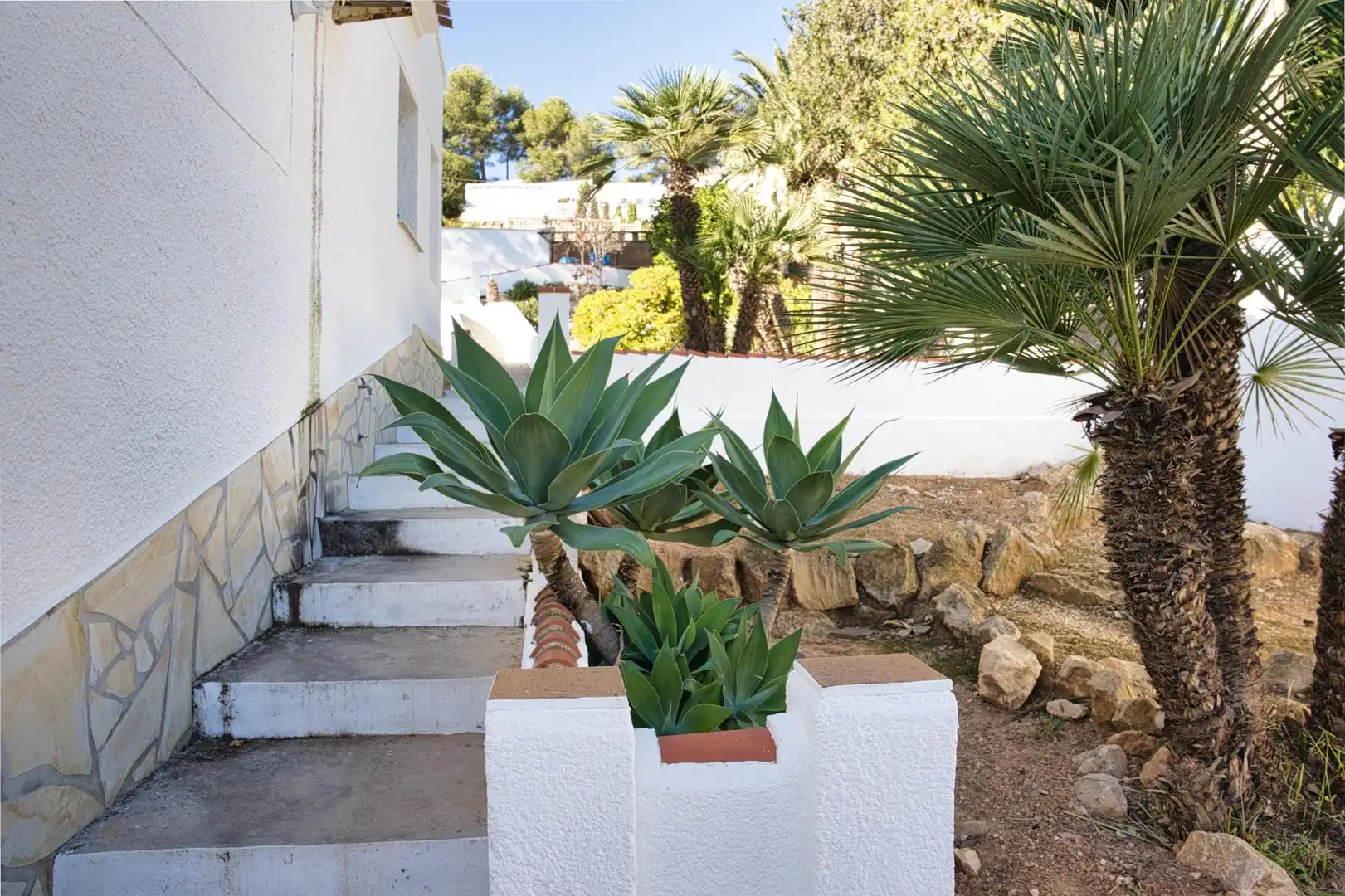 Garden of Houses for sale in Jávea / Xàbia  with Air Conditioner, Heating and Private garden