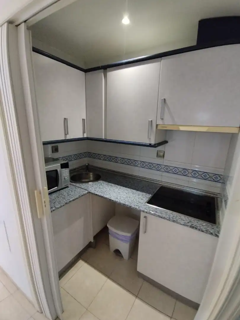 Kitchen of Flat for rent in Vícar  with Air Conditioner, Terrace and Furnished