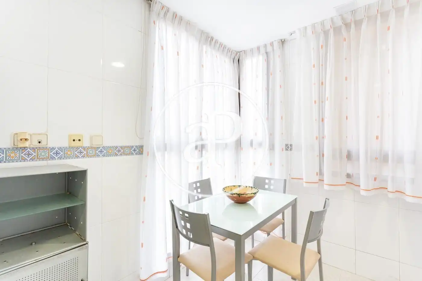 Dining room of Flat for rent in Valencia  with Air Conditioner, Heating and Private garden