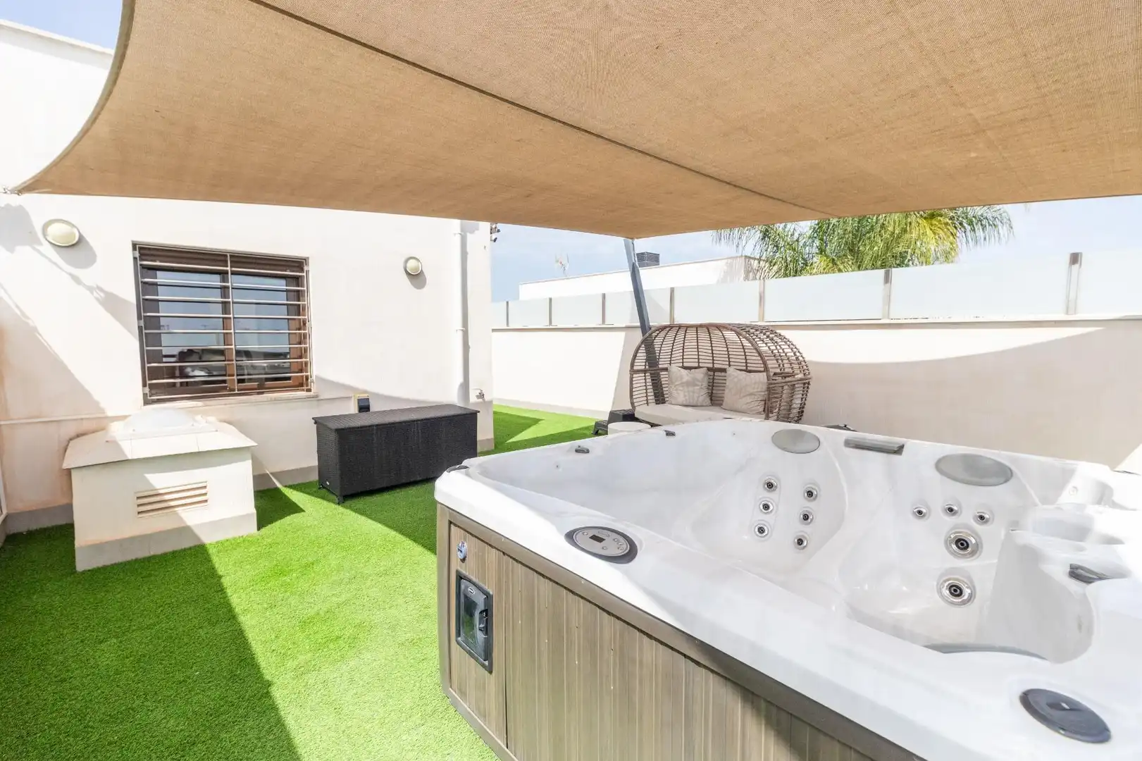 Terrace of Houses for sale in San Pedro del Pinatar  with Air Conditioner, Heating and Private garden