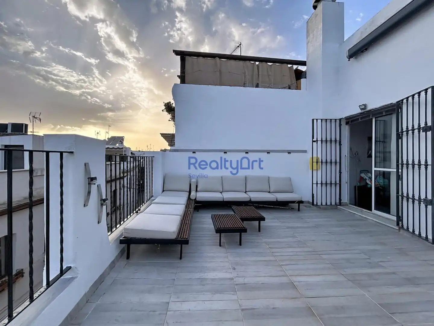 Terrace of Attic for sale in Sevilla  with Air Conditioner, Terrace and Furnished