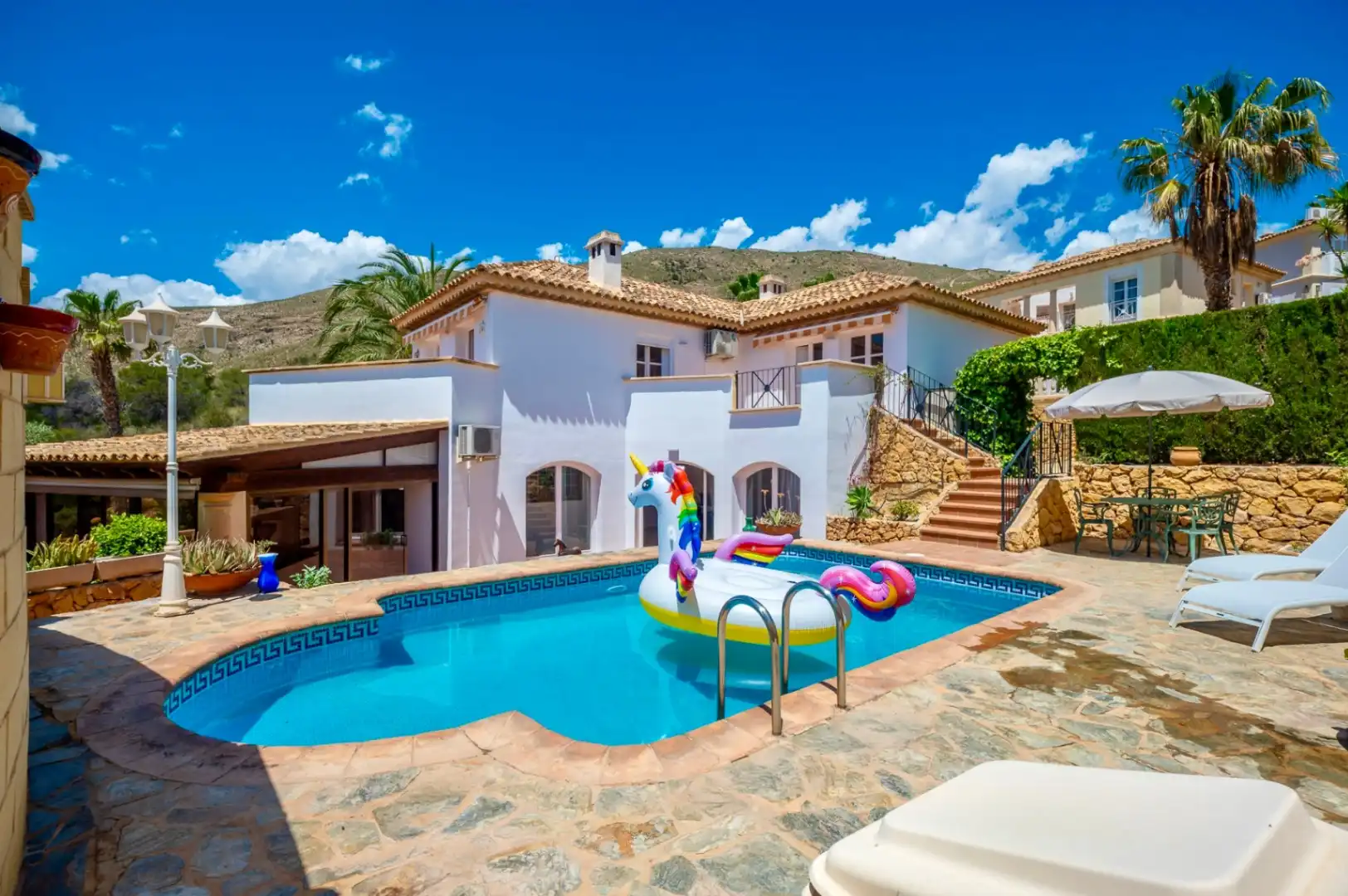 Piscina de Casa o xalet de lloguer en Finestrat amb Aire condicionat, Terrassa i Piscina