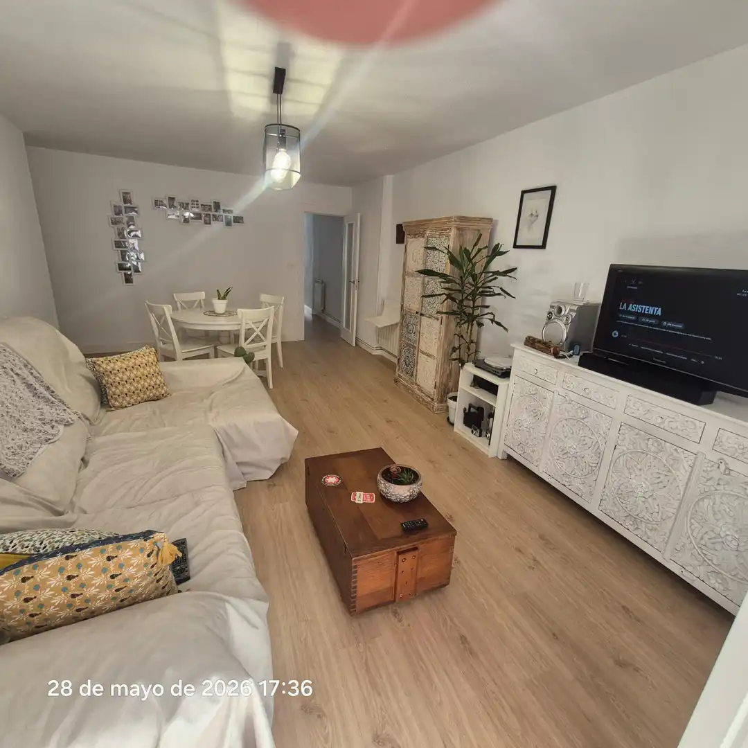 Wohnzimmer von Wohnung zum Verkauf in León Capital  mit Heizung, Parkett und Terrasse