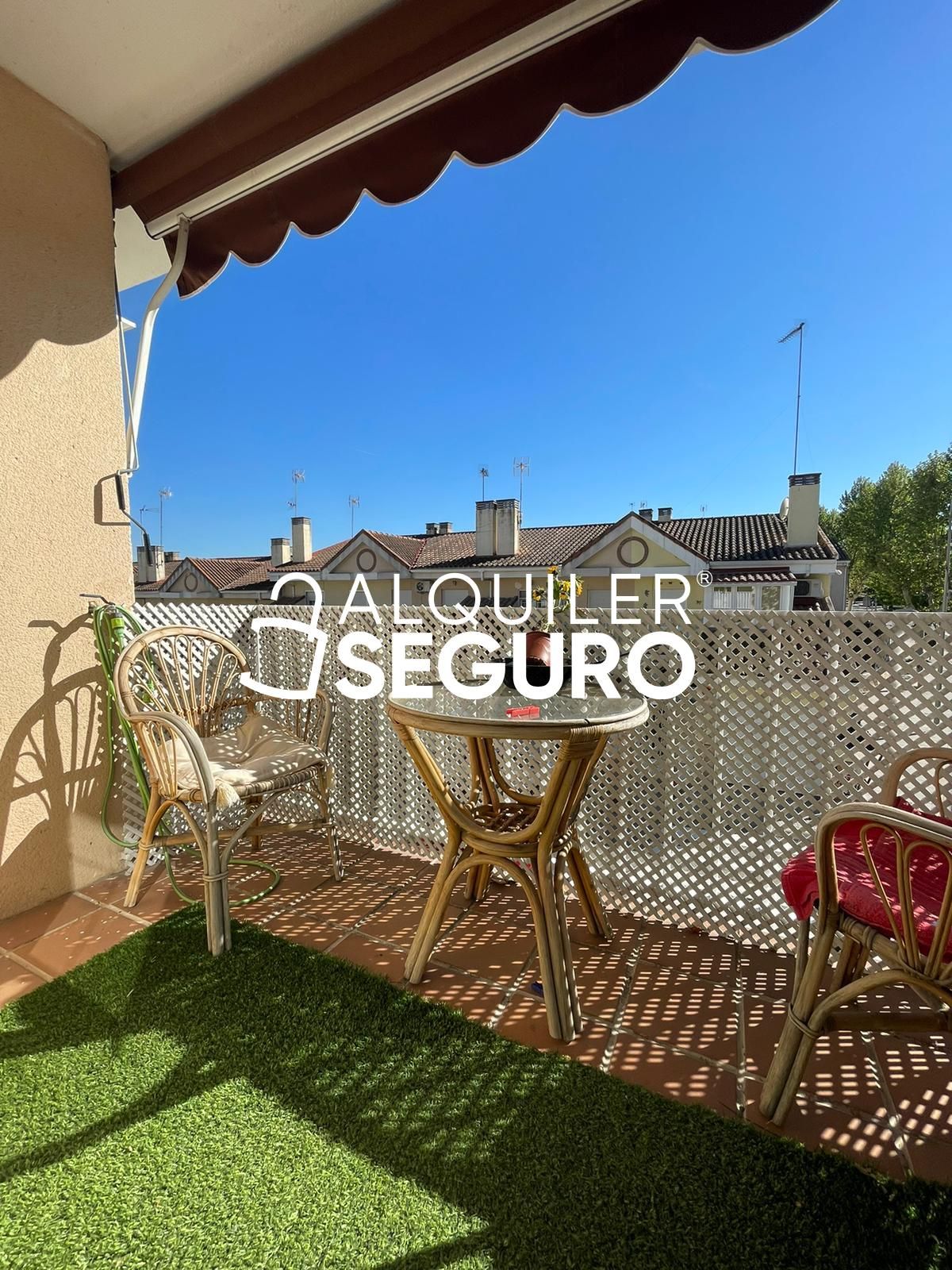 Terrace of Flat for rent in San Agustín del Guadalix  with Air Conditioner, Heating and Terrace