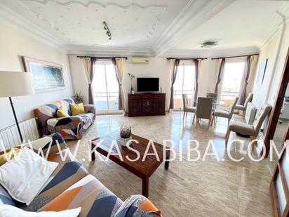 Living room of Flat for sale in  Valencia Capital  with Heating and Balcony