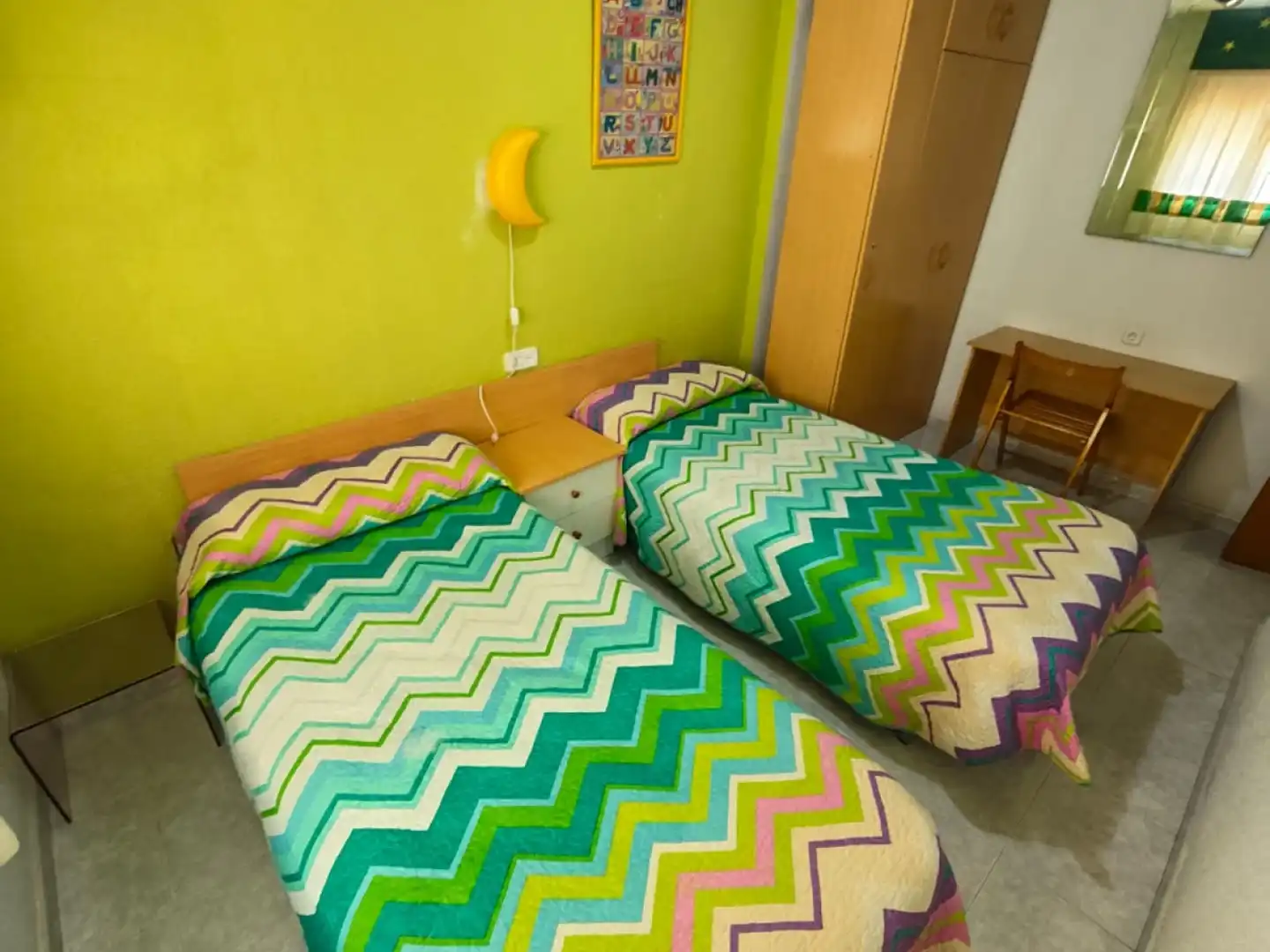 Bedroom of Flat for rent in Murcia  with Furnished, Washing machine and Balcony