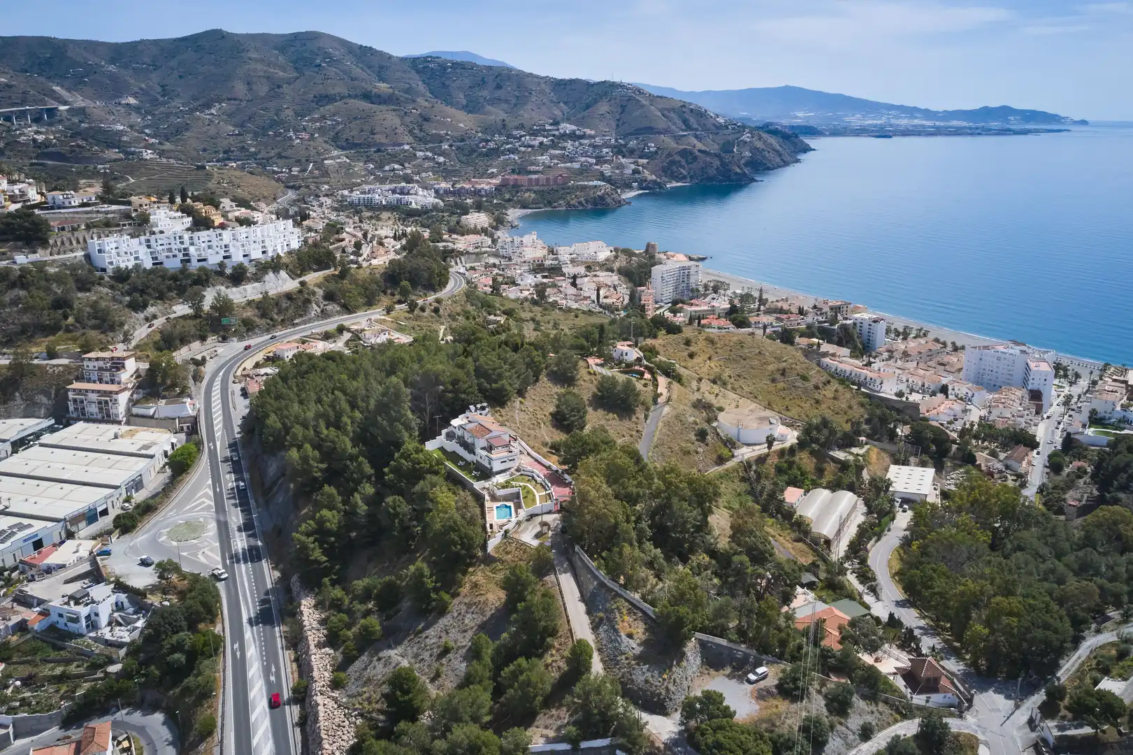 Exterior view of Houses for sale in Almuñécar  with Air Conditioner, Terrace and Swimming Pool