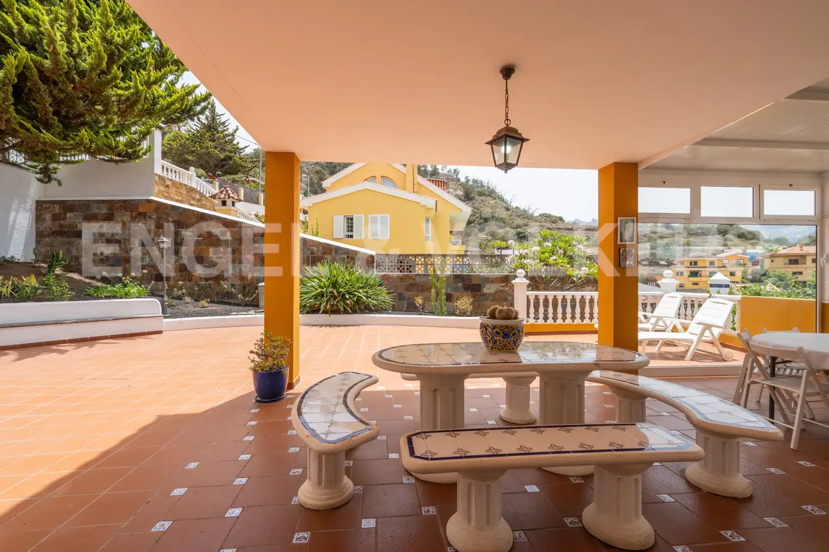 Terrassa de Casa o xalet en venda en Santa Brígida amb Calefacció, Jardí privat i Moblat