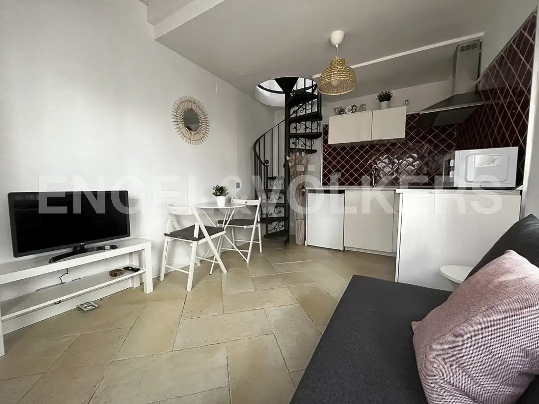 Terraza de Piso de alquiler en Sitges con Aire acondicionado y Calefacción