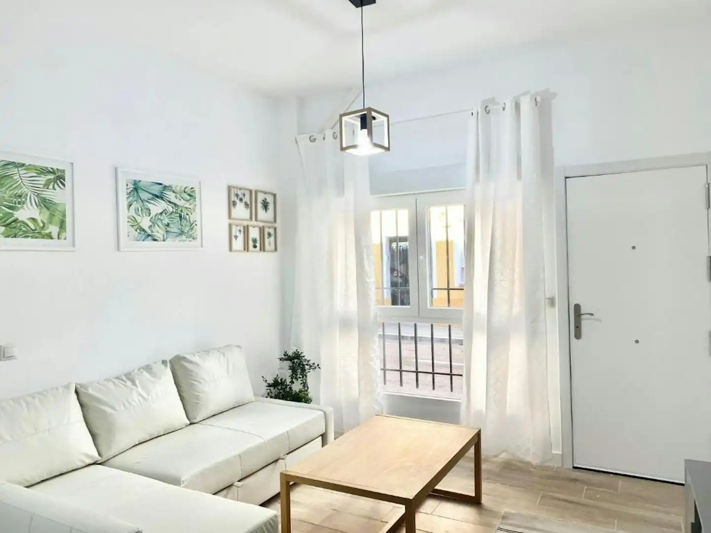 Wohnzimmer von Wohnung zur Miete in Madrid mit Klimaanlage, Heizung und Möbliert
