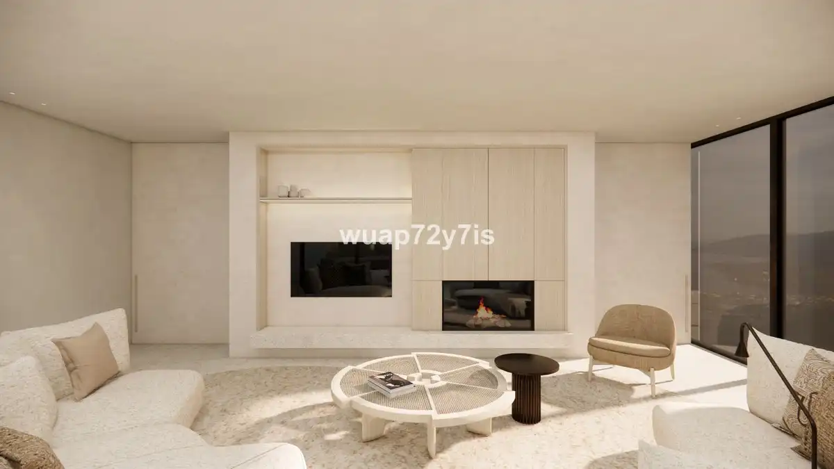 Sala de estar de Residencial en venta en San Pedro de Alcántara