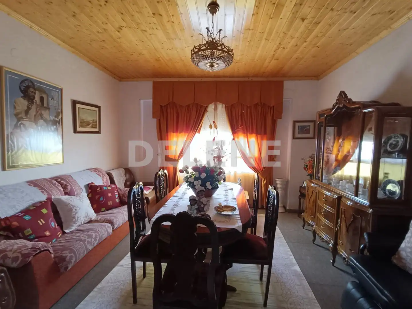 Dining room of Flat for rent in Tobarra  with Air Conditioner, Parquet flooring and Terrace