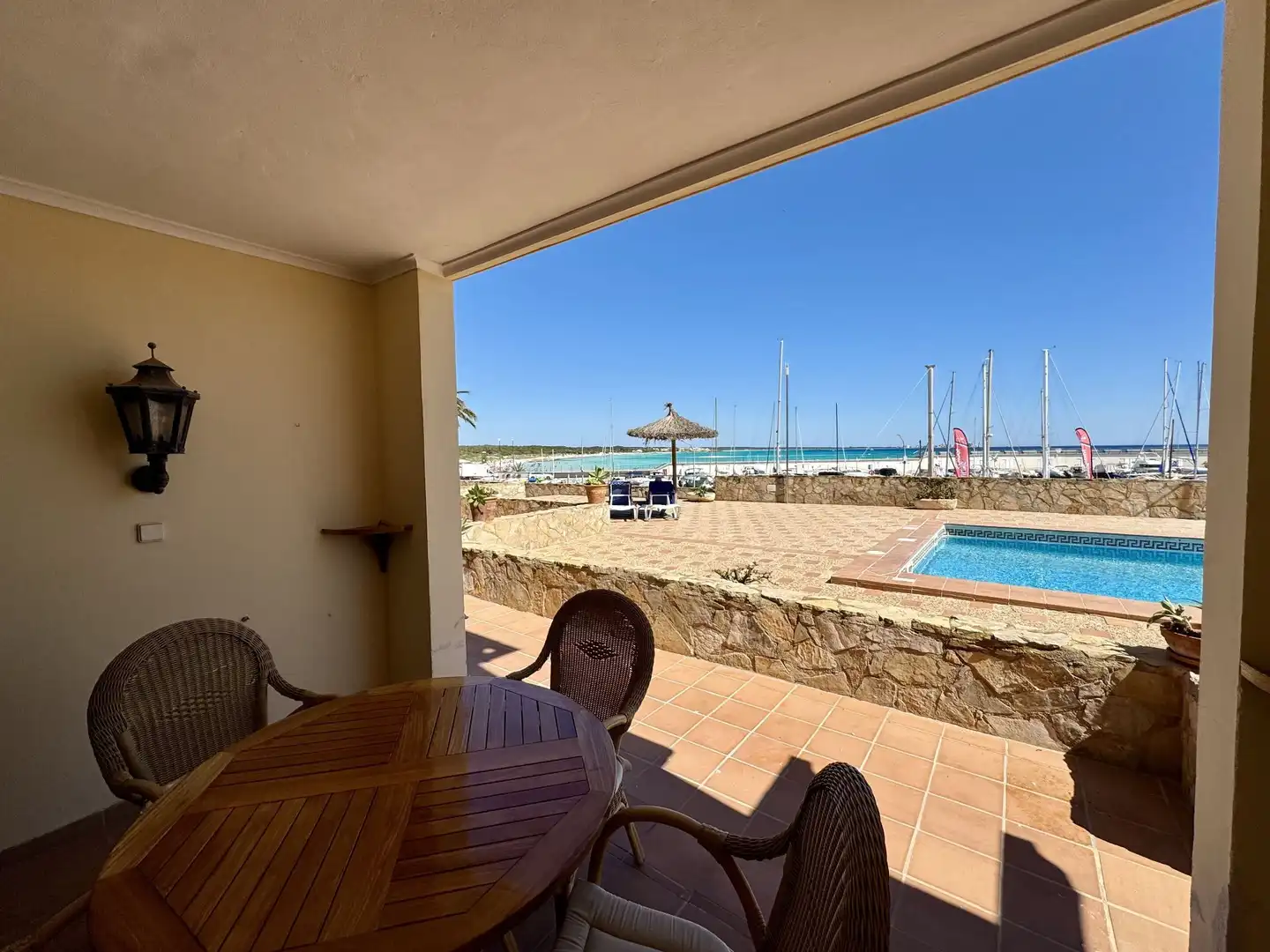 Terraza de Apartamento de alquiler en Campos con Aire acondicionado, Calefacción y Terraza