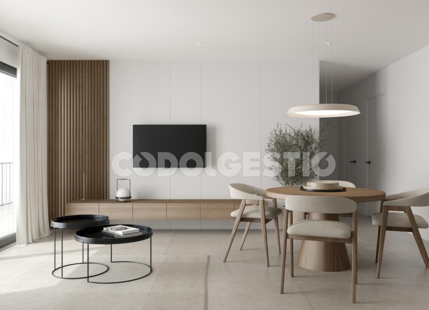 Sala de estar de Piso en venta en Vic con Terraza