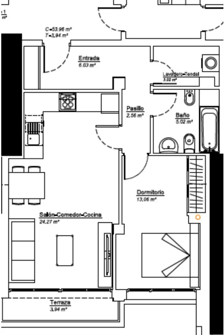 Piso en venta en Oleiros con Calefacción, Parquet y Terraza