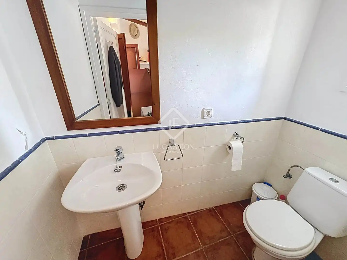 Baño de Finca rústica en venta en Es Castell con Aire acondicionado, Calefacción y Jardín privado