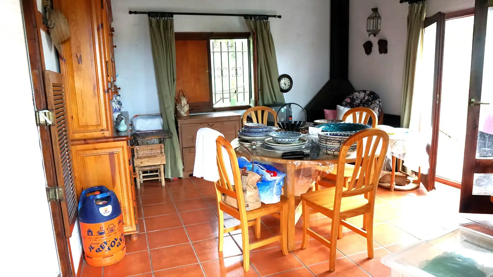 Menjador de Casa o xalet en venda en Lloret de Mar amb Jardí privat