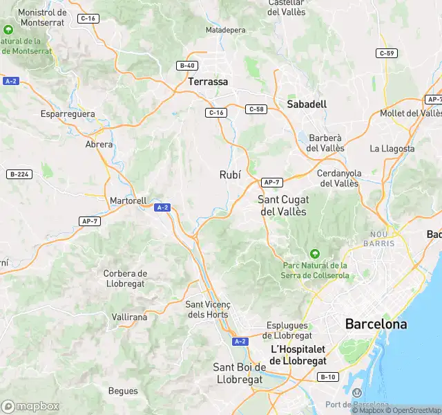 Vista exterior de Pis en venda en Rubí