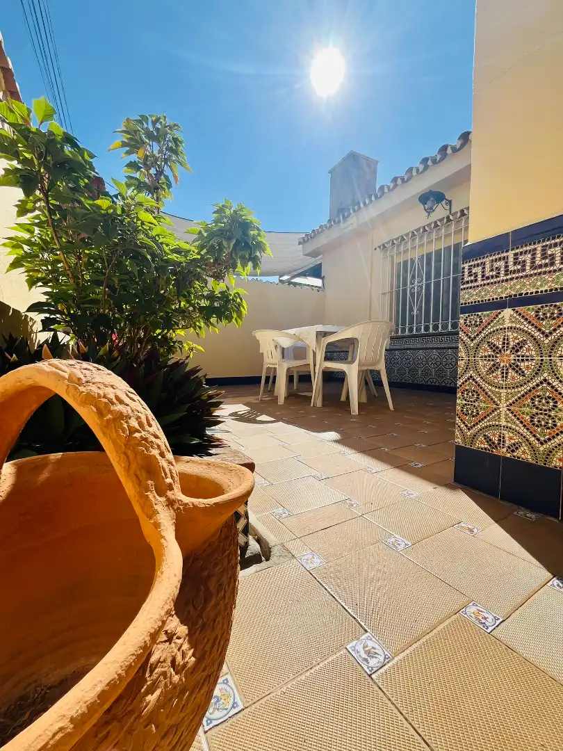 Terraza de Casa o chalet en venta en Fuengirola con Aire acondicionado, Jardín privado y Terraza