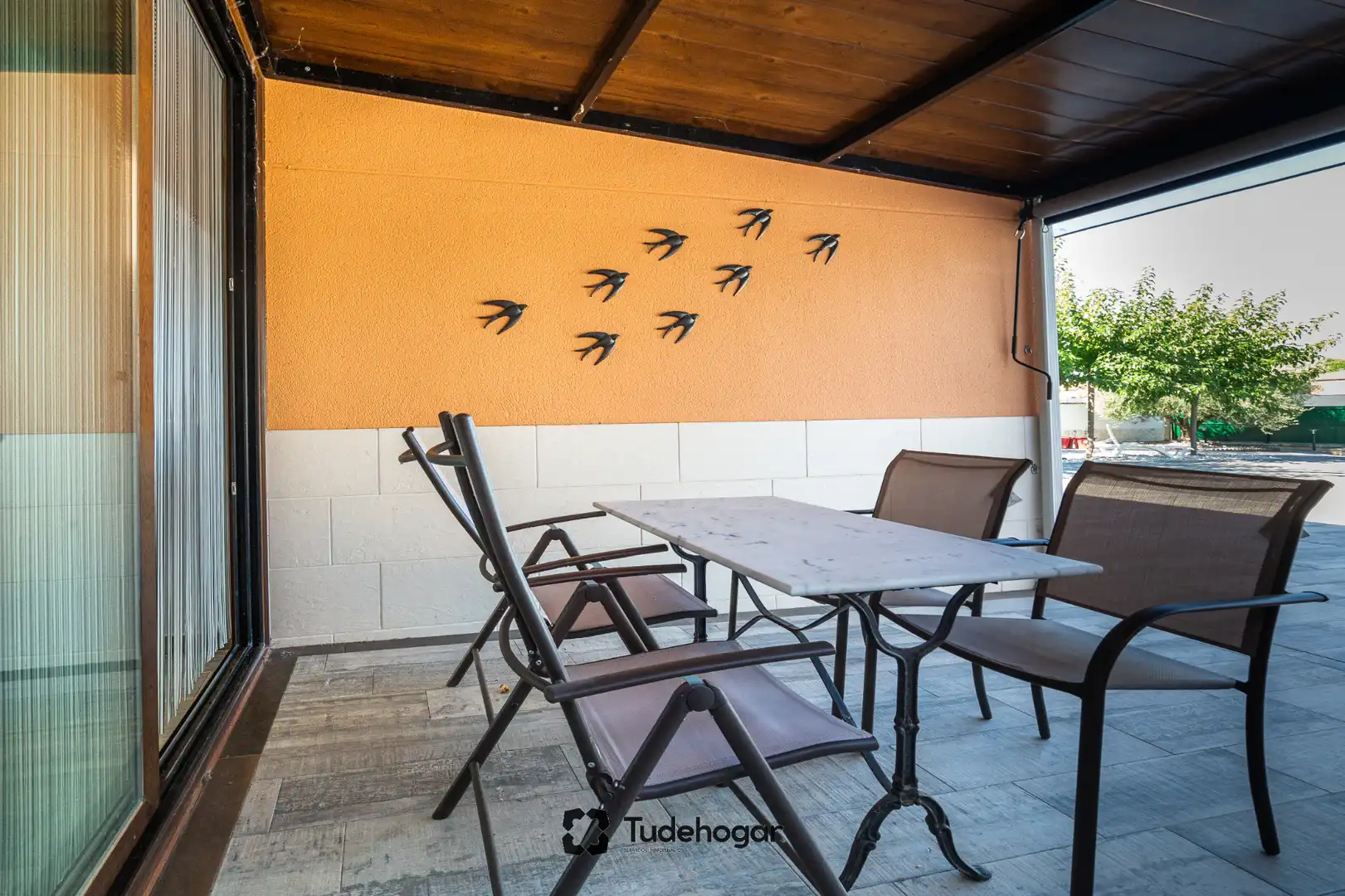 Terraza de Casa o chalet en venta en Tudela de Duero con Calefacción, Jardín privado y Amueblado