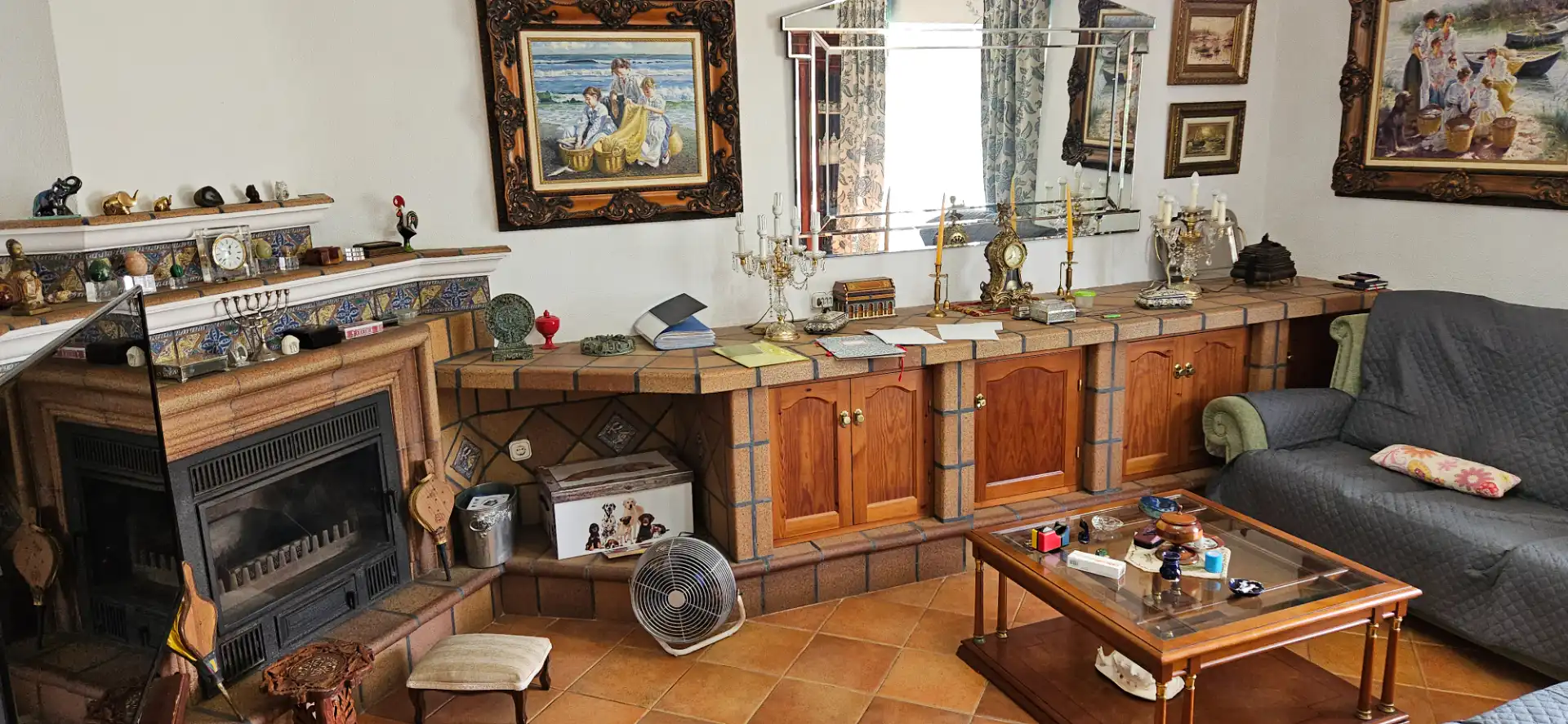 Sala d'estar de Casa o xalet en venda en Chiclana de la Frontera amb Aire condicionat, Calefacció i Jardí privat