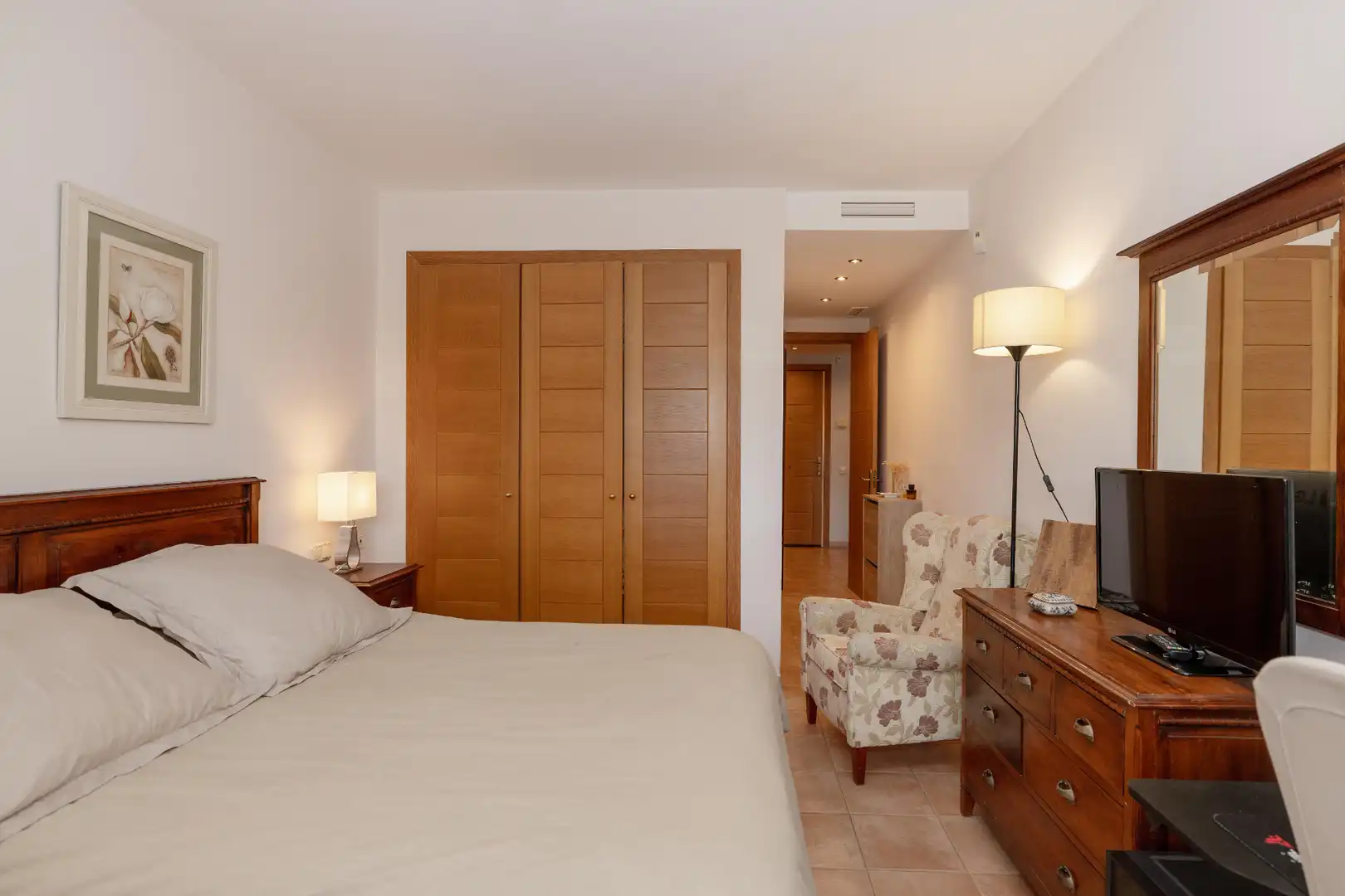 Schlafzimmer von Wohnung zum Verkauf in Marbella mit Klimaanlage, Heizung und Terrasse