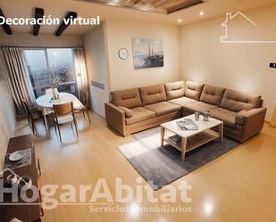 Sala d'estar de Àtic en venda en  Valencia Capital amb Aire condicionat, Calefacció i Terrassa