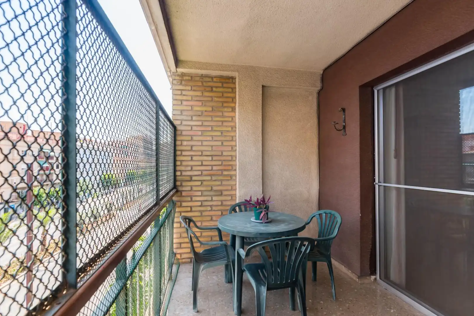 Terrasse von Wohnung zur Miete in Murcia mit Klimaanlage, Terrasse und Abstellraum