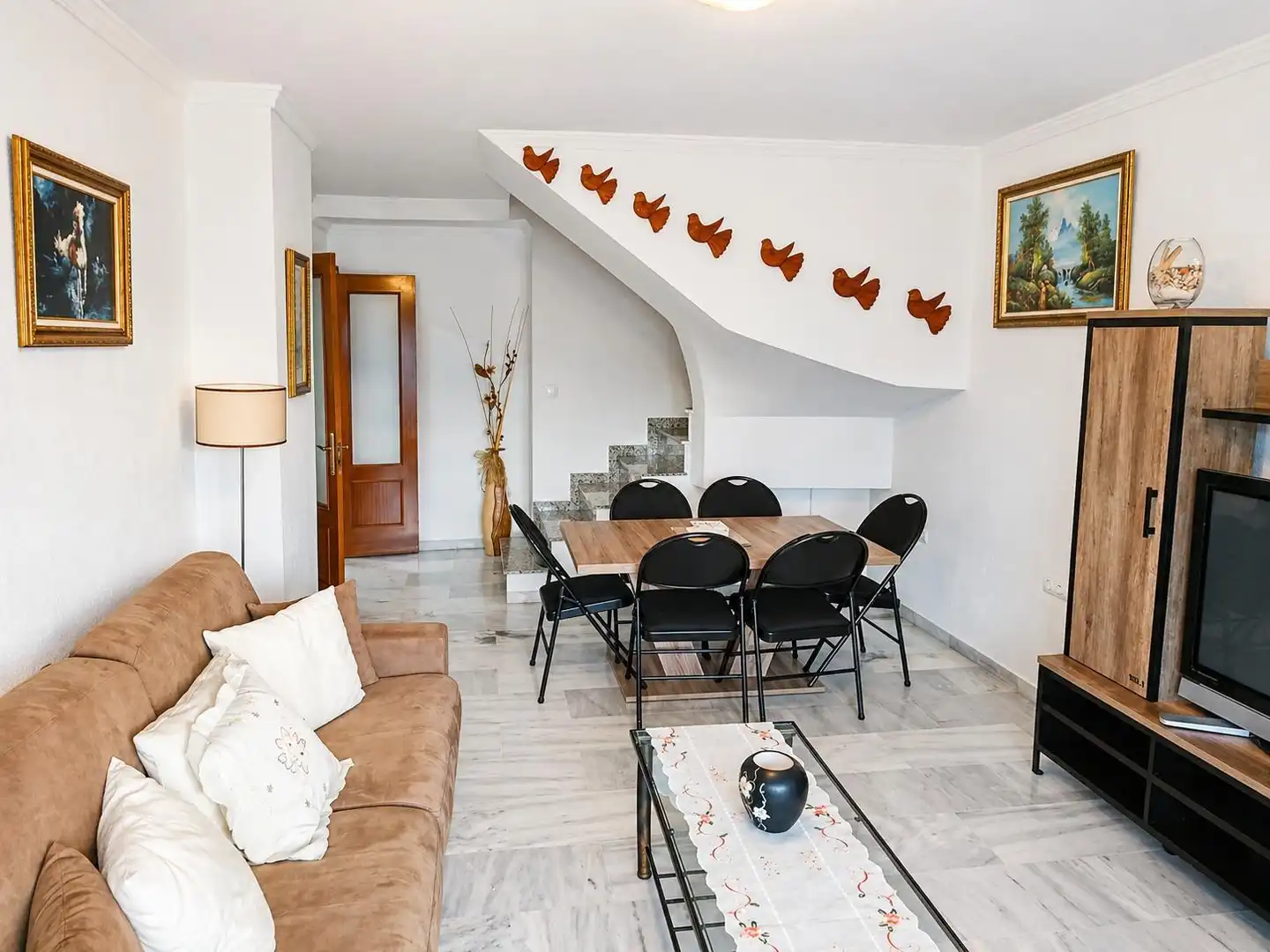 Menjador de Apartament en venda en Marbella amb Aire condicionat, Terrassa i Traster