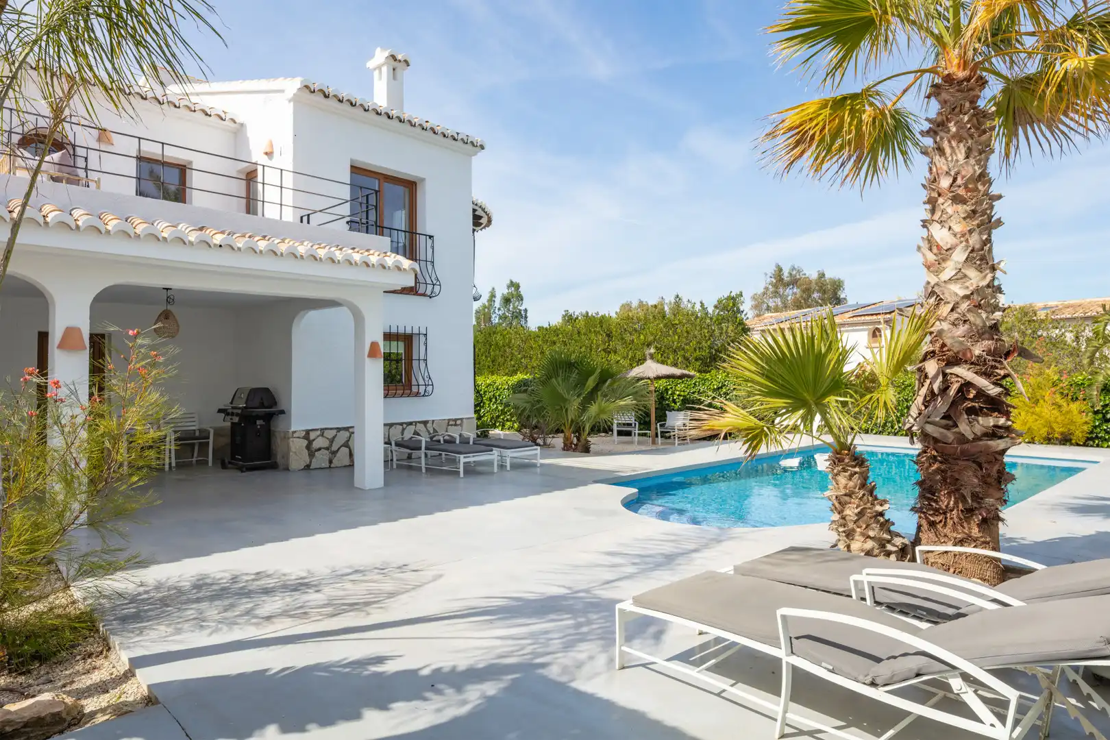 Exterior view of Houses for sale in Jávea / Xàbia  with Air Conditioner, Private garden and Swimming Pool