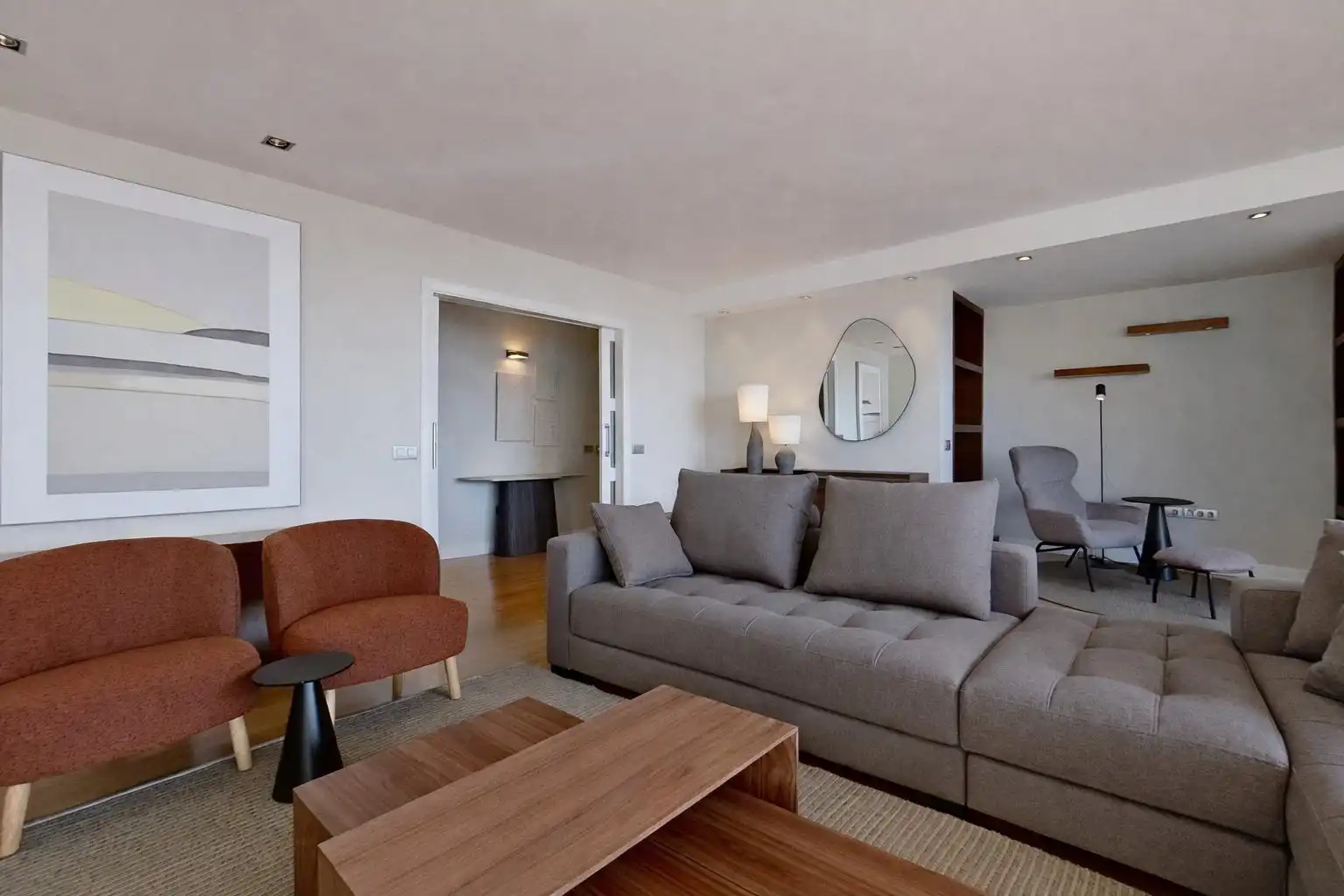 Living room of Flat for rent in Santa Cruz de Tenerife  with Air Conditioner, Heating and Storage room