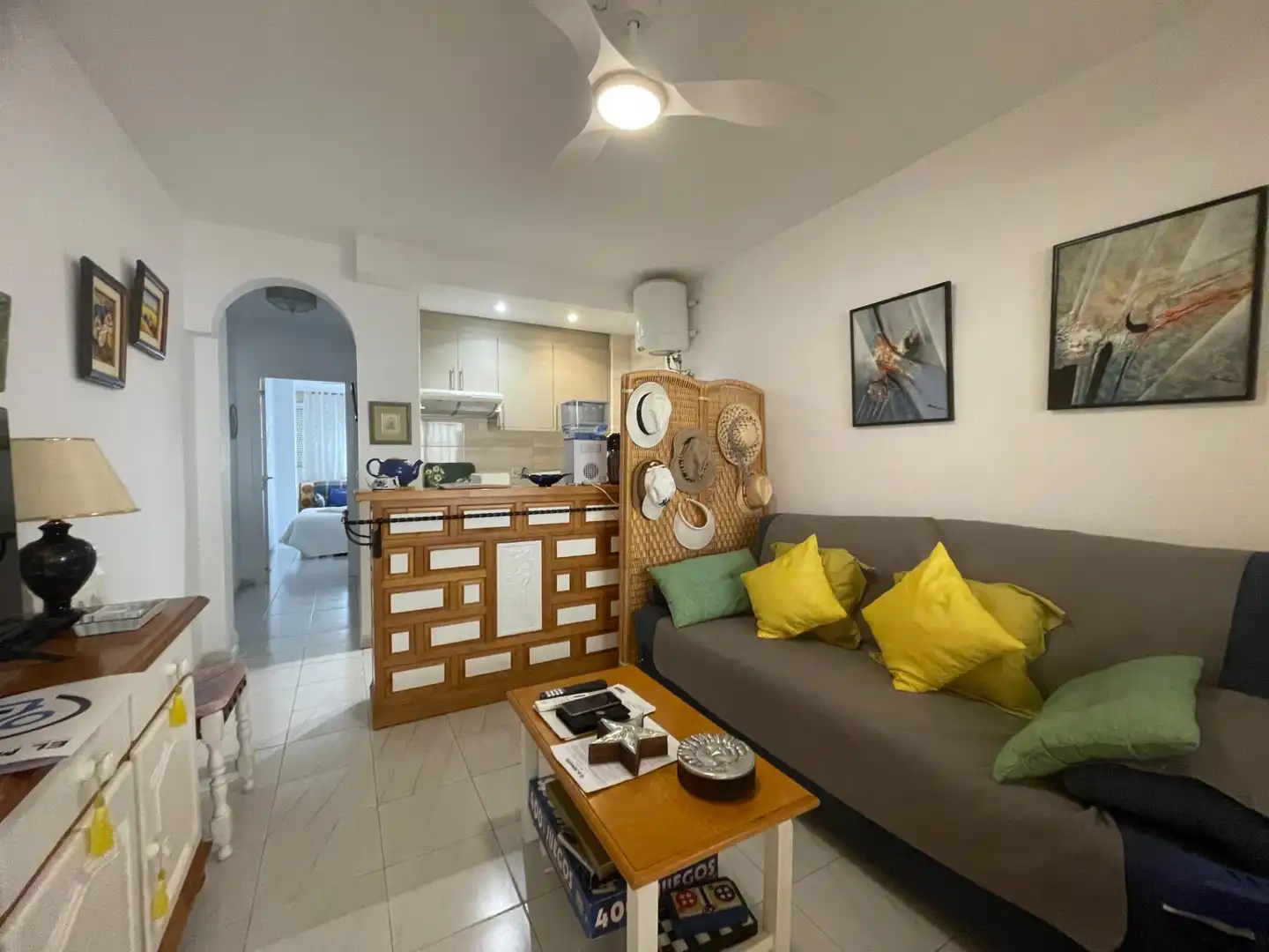 Sala de estar de Apartamento en venta en Guardamar del Segura con Aire acondicionado y Amueblado