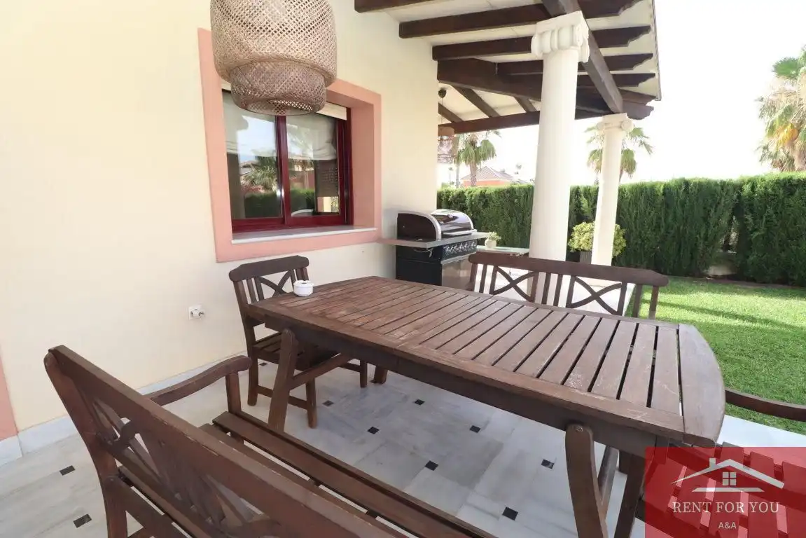 Terrasse von Haus oder Chalet zur Miete in Coín mit Klimaanlage, Heizung und Privatgarten