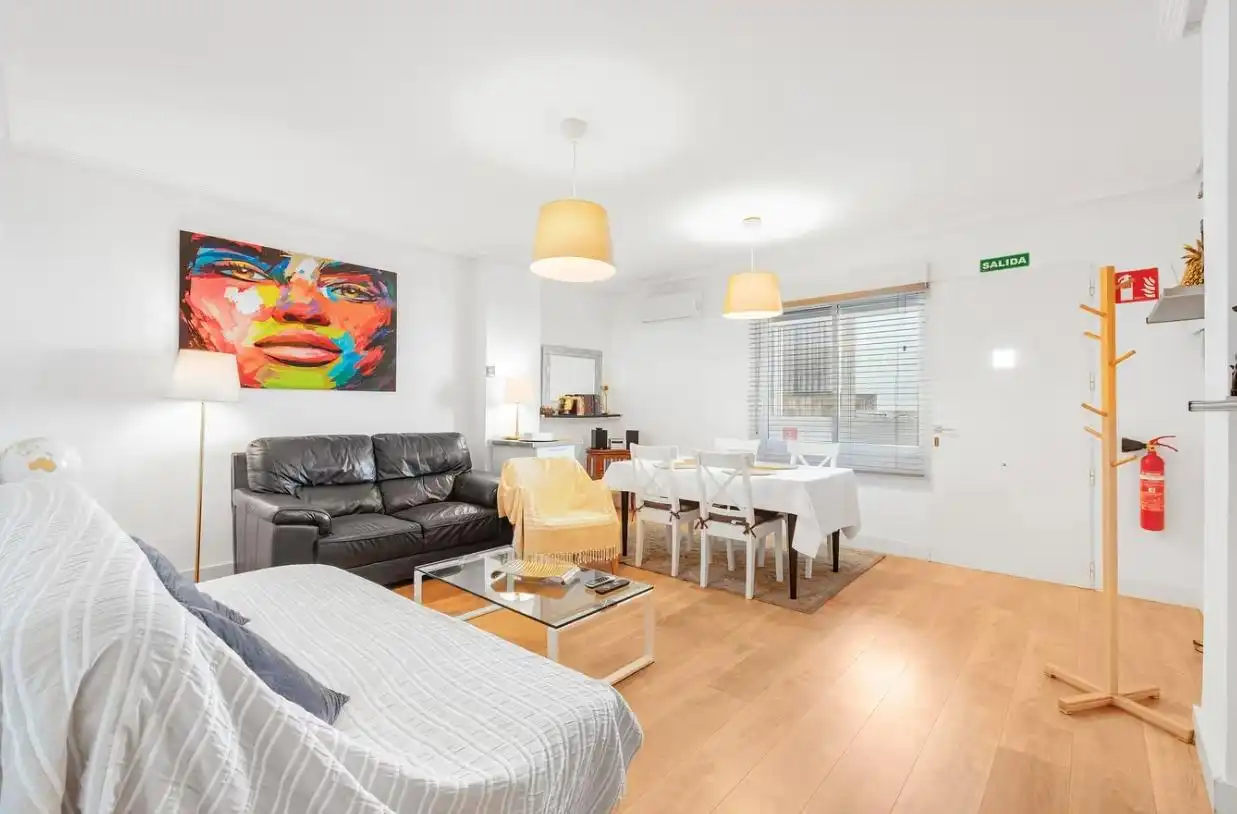 Wohnzimmer von Wohnungen zur Miete in Torrevieja mit Klimaanlage, Heizung und Privatgarten